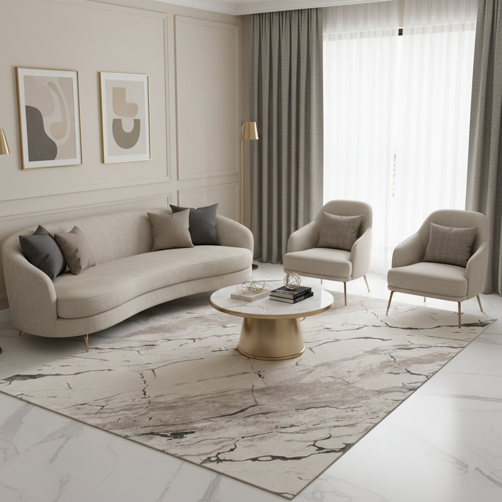 Covor Asia Light Emperador 190 Cream Grey