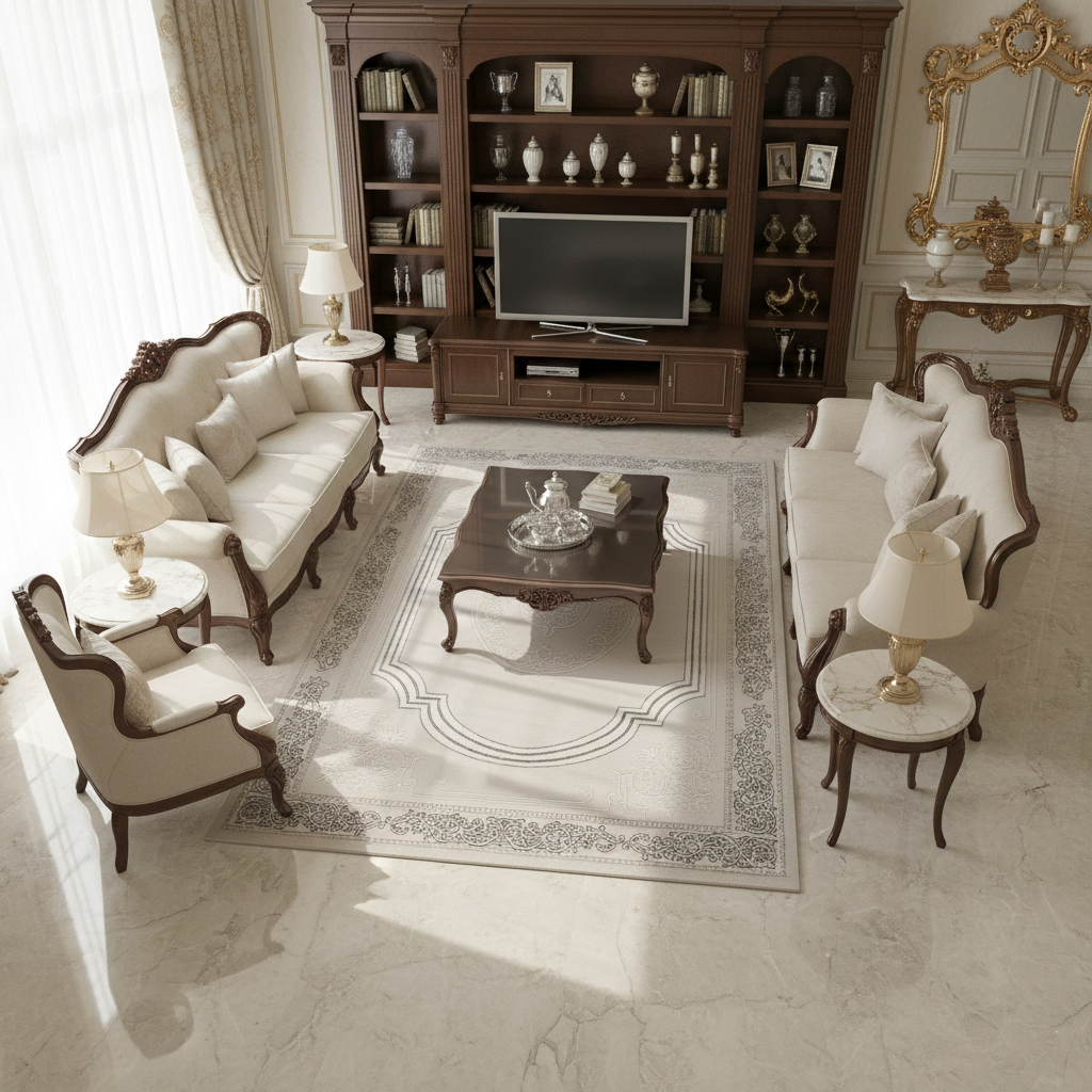 Covor Asia Modern Classic 224 Cream Grey