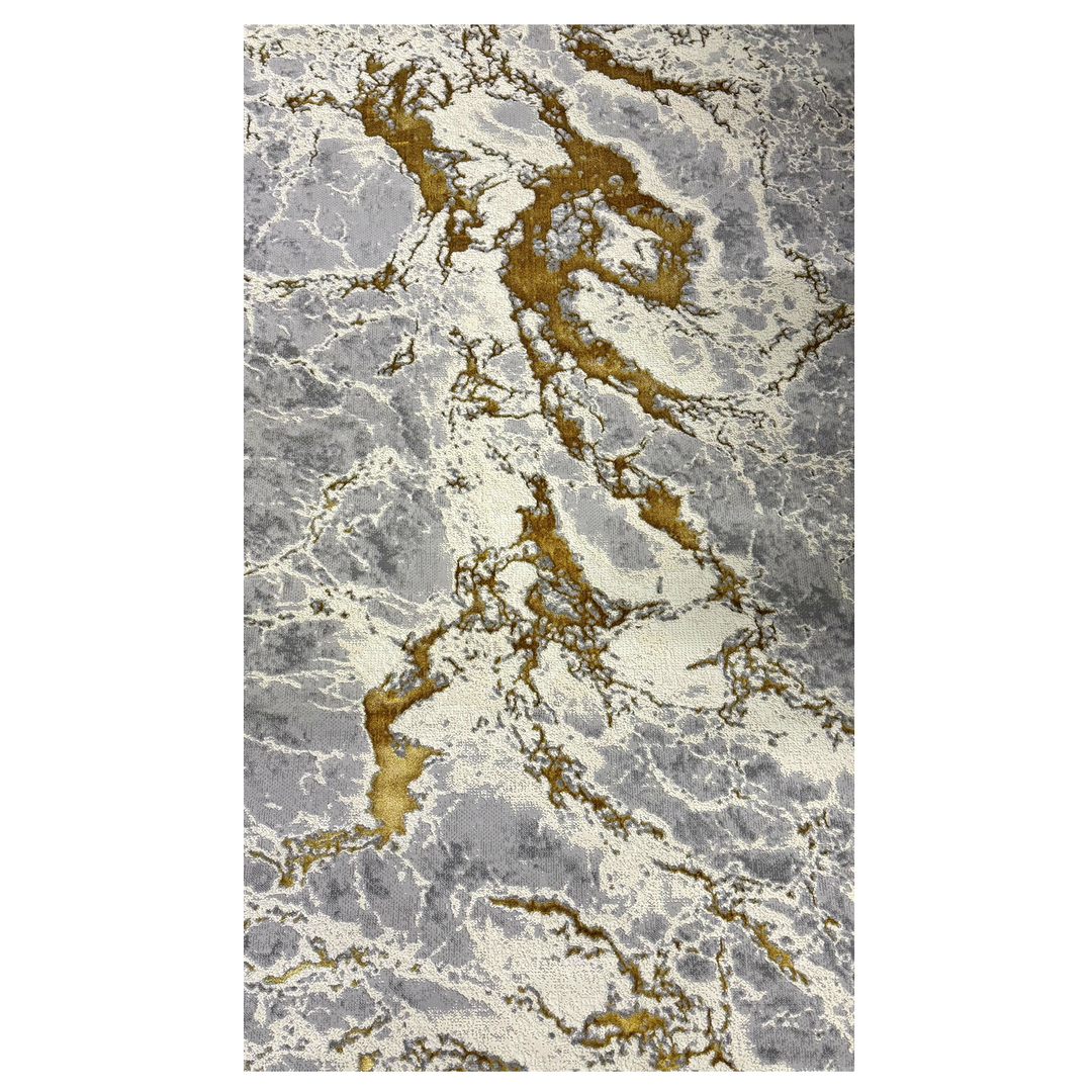 Covor Buse, Fulgerul, Galben Auriu, Living, Dormitor, Modern