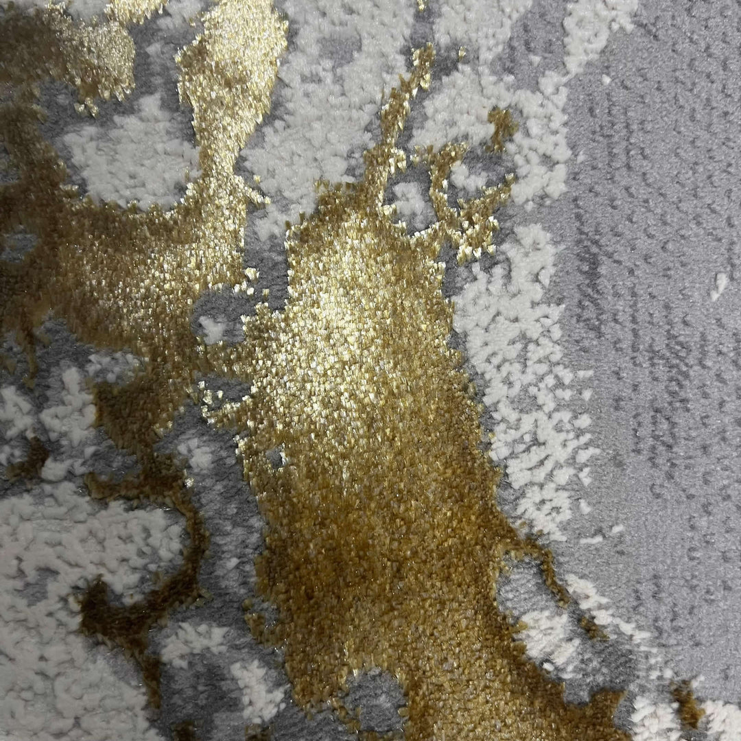 Covor Buse, Fulgerul, Galben Auriu, Living, Dormitor, Modern