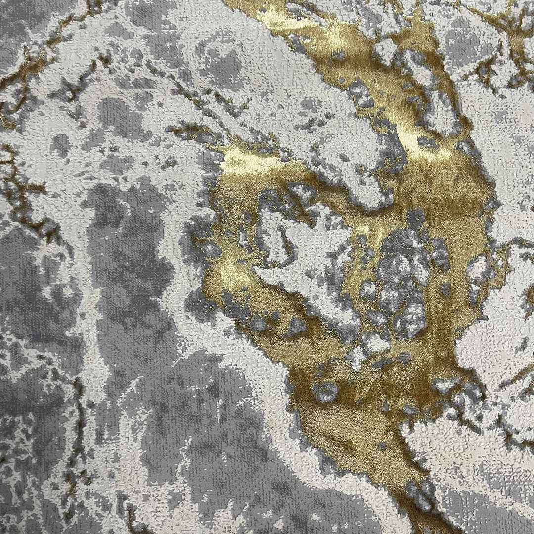 Covor Buse, Fulgerul, Galben Auriu, Living, Dormitor, Modern