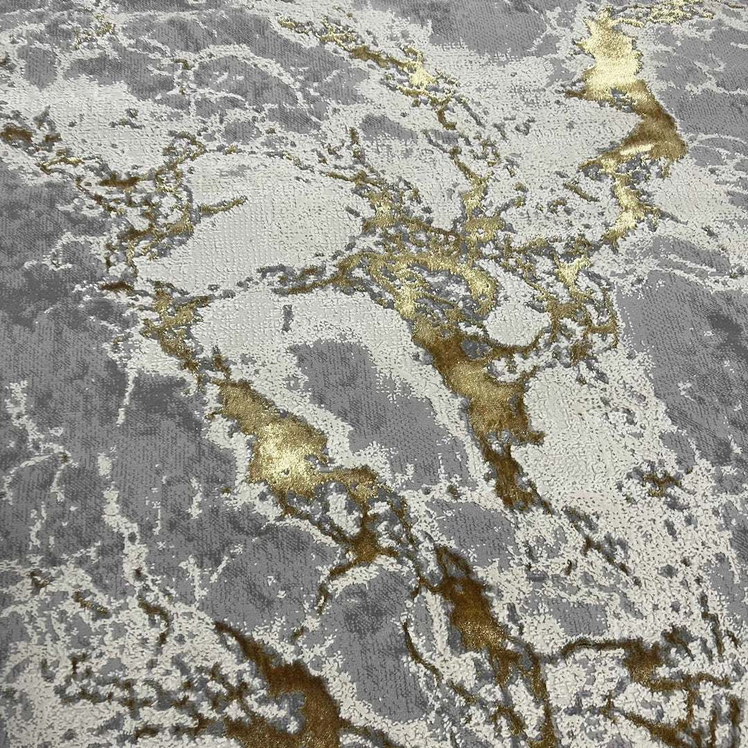 Covor Buse, Fulgerul, Galben Auriu, Living, Dormitor, Modern