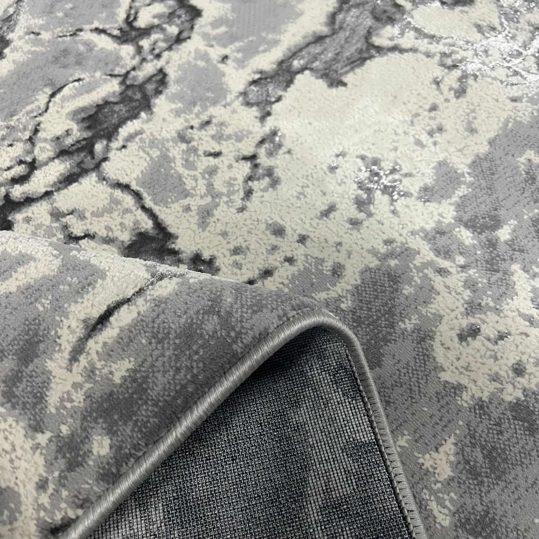 Covor Buse, Fulgerul, Grey, Living, Dormitor, Modern