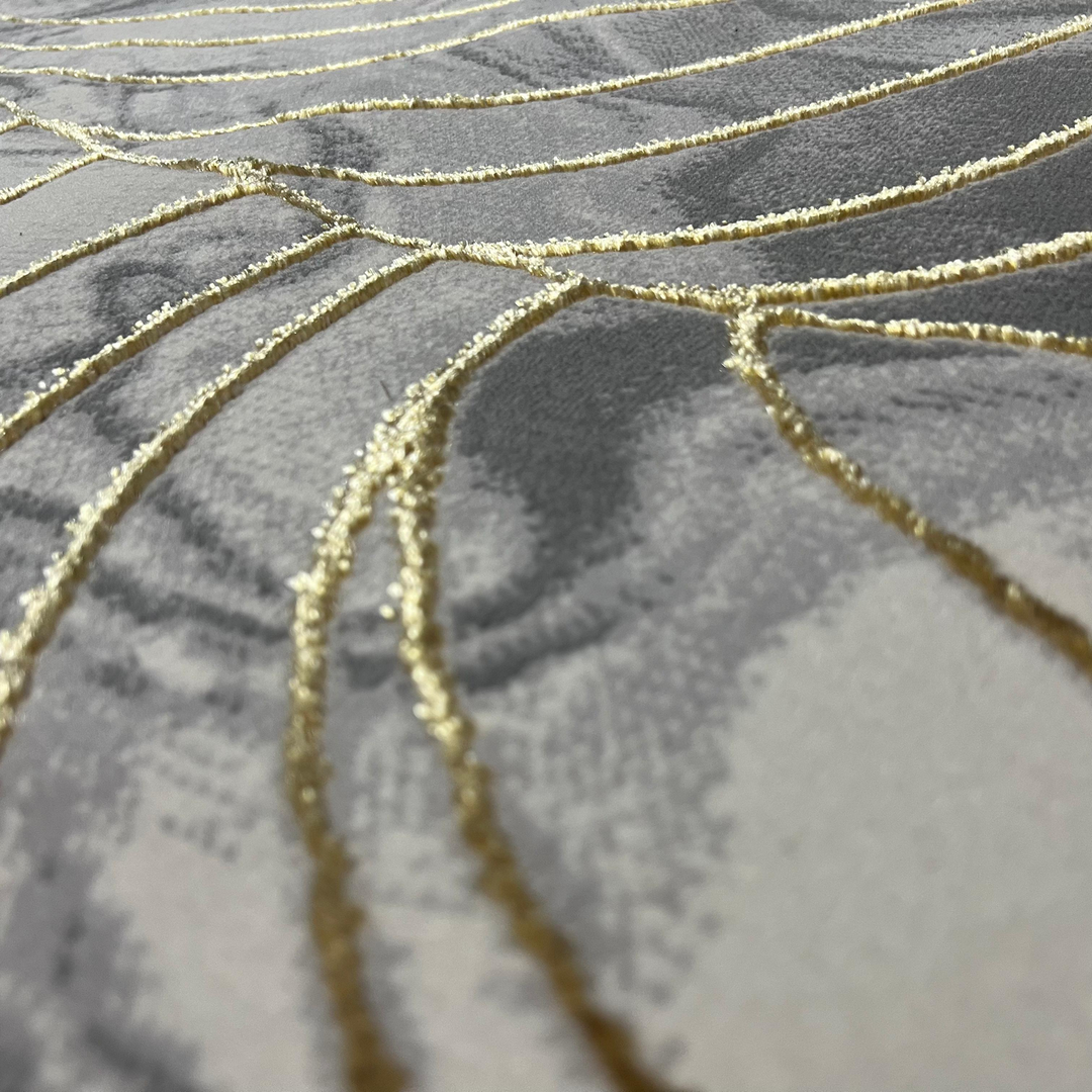 Covor Buse, Ivy Auriu, Living, Dormitor, Modern