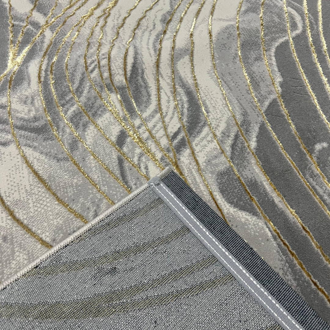 Covor Buse, Ivy Auriu, Living, Dormitor, Modern