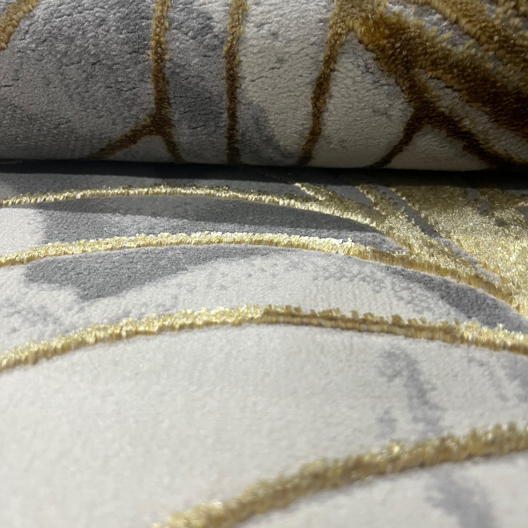 Covor Buse, Ivy Auriu, Living, Dormitor, Modern