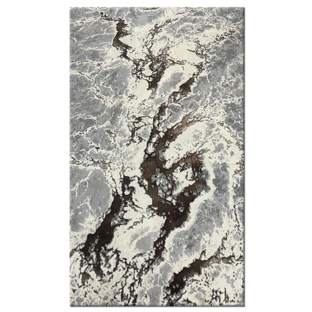 Covor Buse, Fulgerul, Maro, Living, Dormitor, Modern