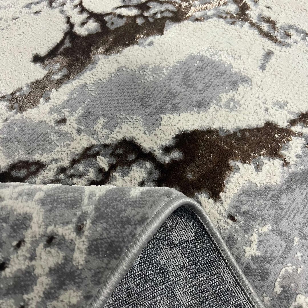 Covor Buse, Fulgerul, Maro, Living, Dormitor, Modern