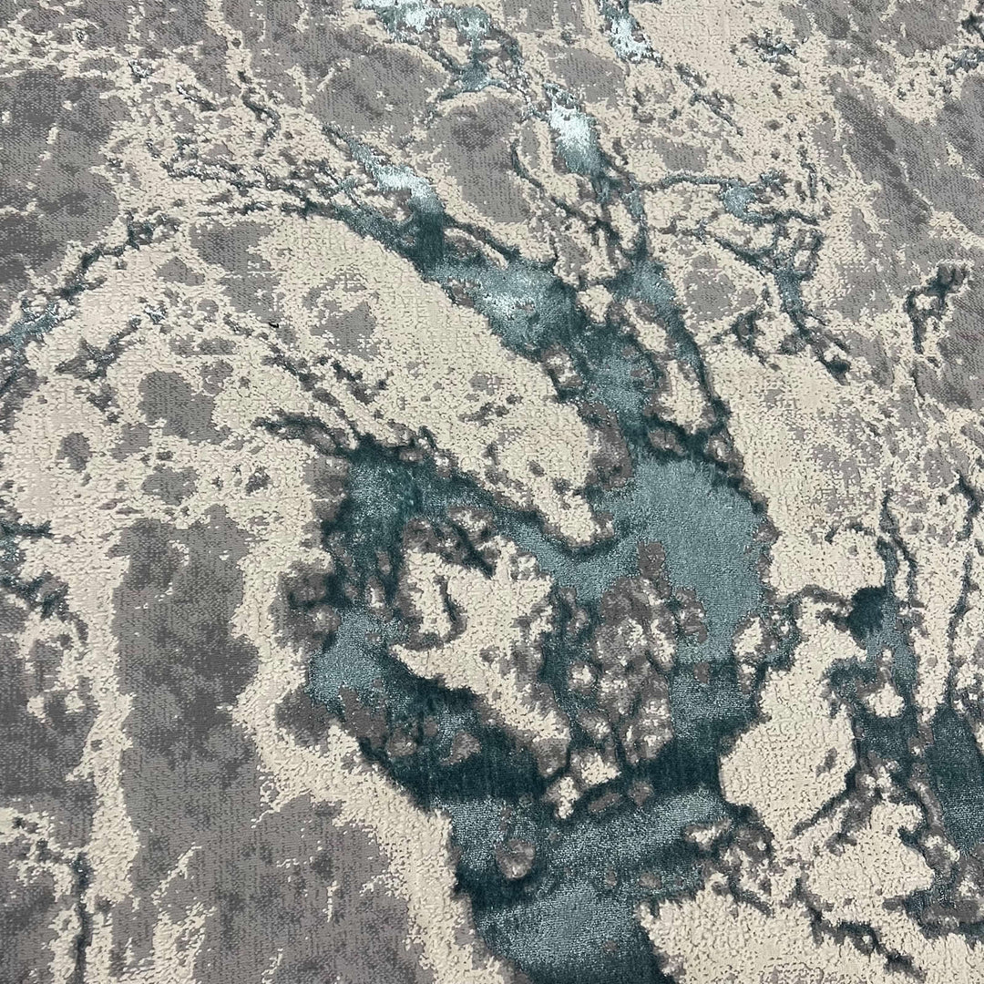 Covor Buse, Fulgerul, Turcoaz, Living, Dormitor, Modern