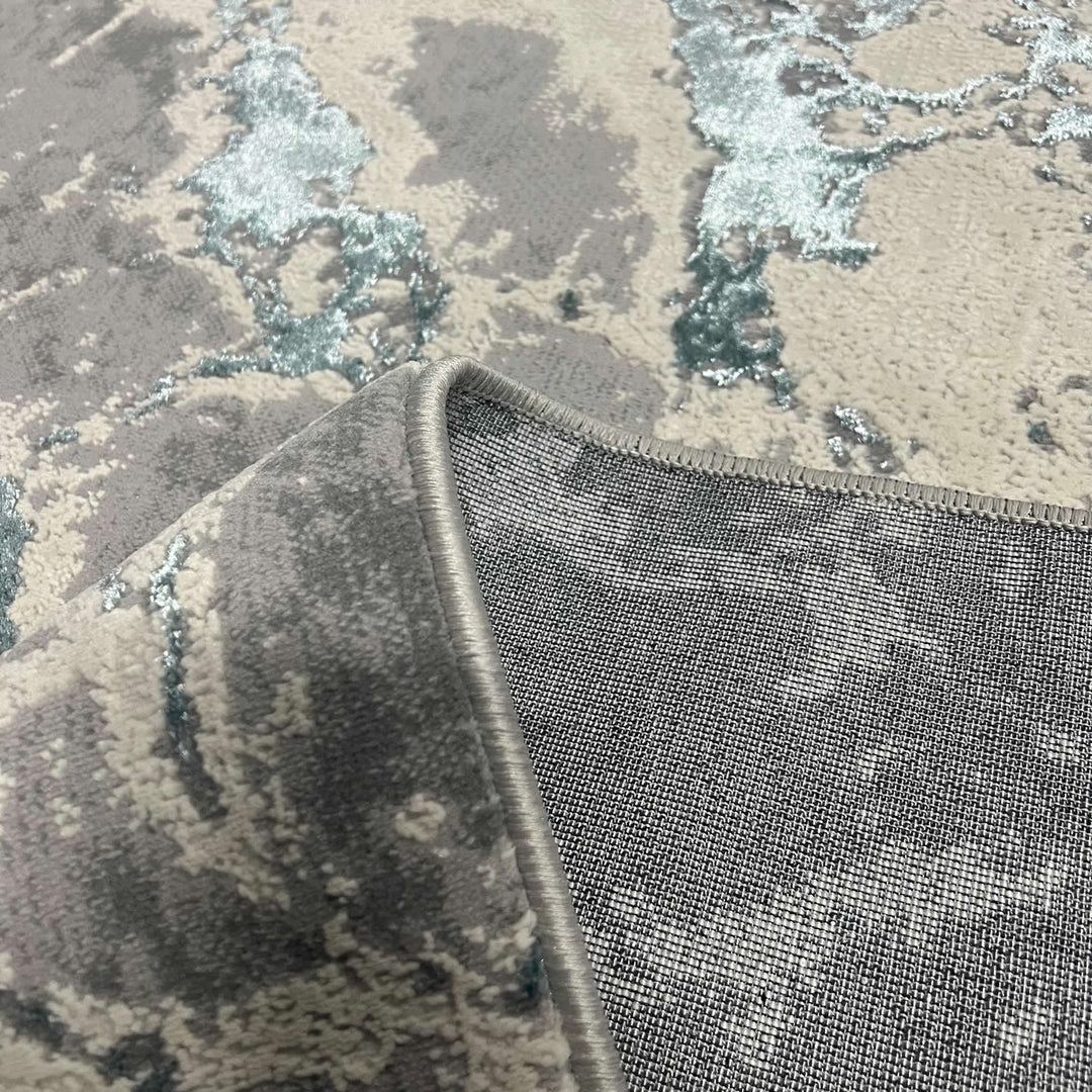 Covor Buse, Fulgerul, Turcoaz, Living, Dormitor, Modern