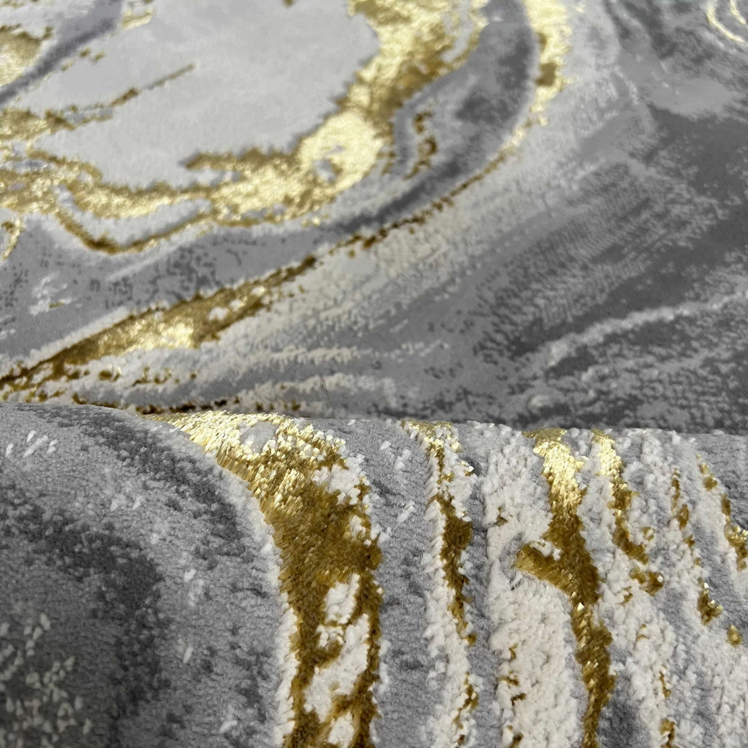 Covor Buse, Galaxy, Galben Gold, Living, Dormitor, Modern
