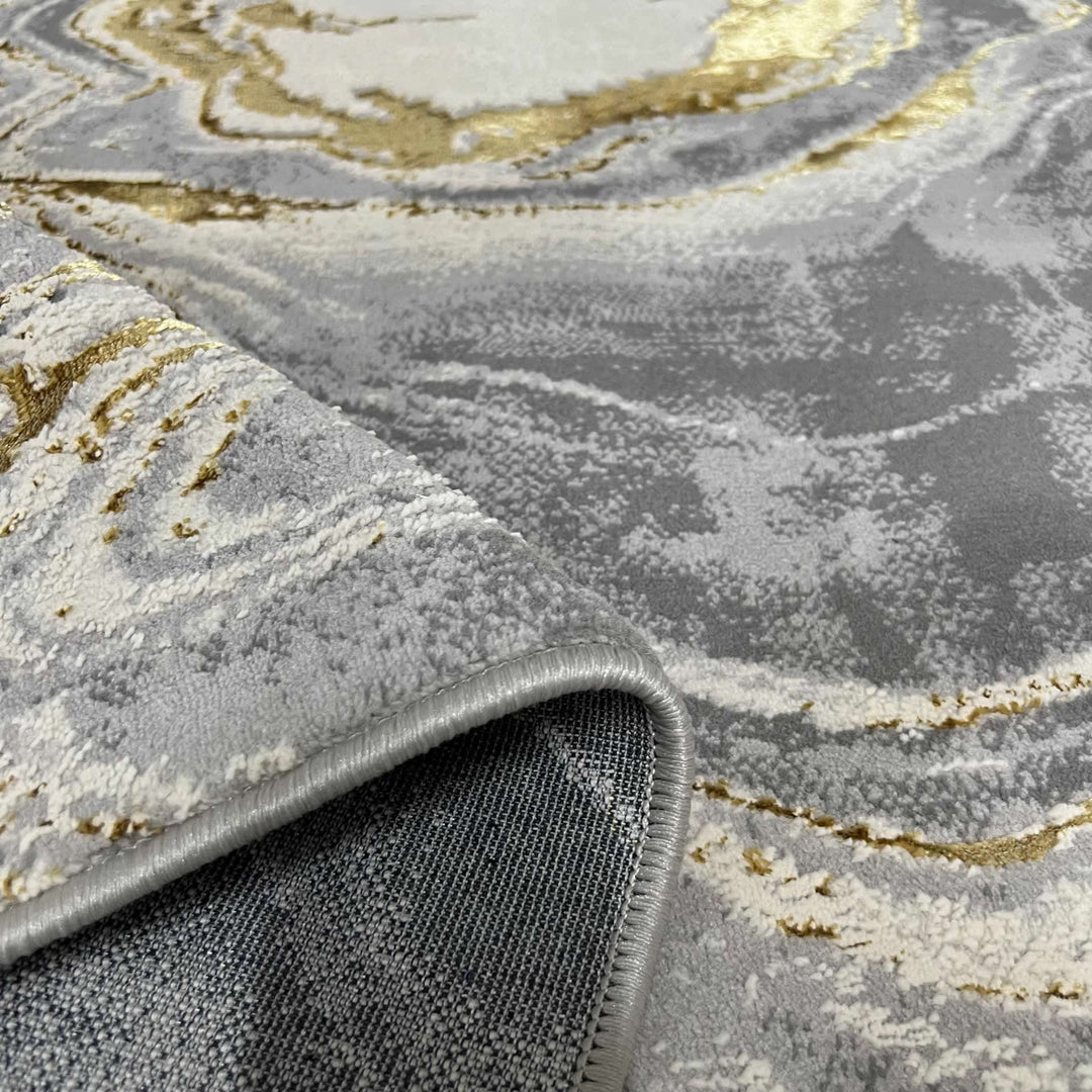 Covor Buse, Galaxy, Galben Gold, Living, Dormitor, Modern