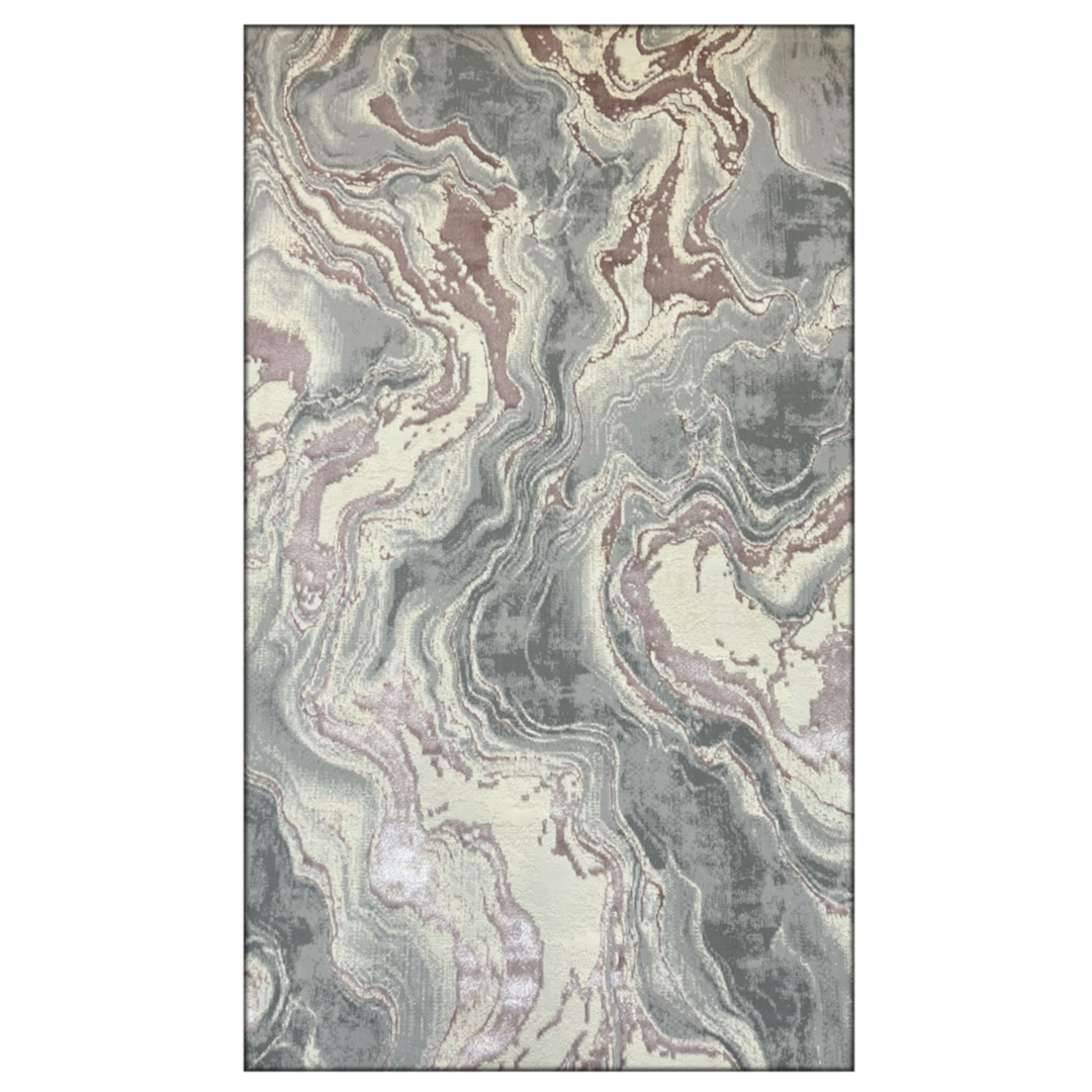 Covor Buse, Galaxy, Roz Pudra, Living, Dormitor, Modern