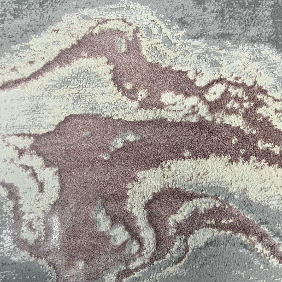 Covor Buse, Galaxy, Roz Pudra, Living, Dormitor, Modern