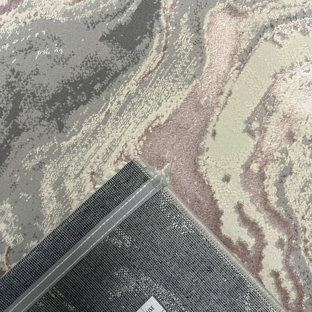 Covor Buse, Galaxy, Roz Pudra, Living, Dormitor, Modern