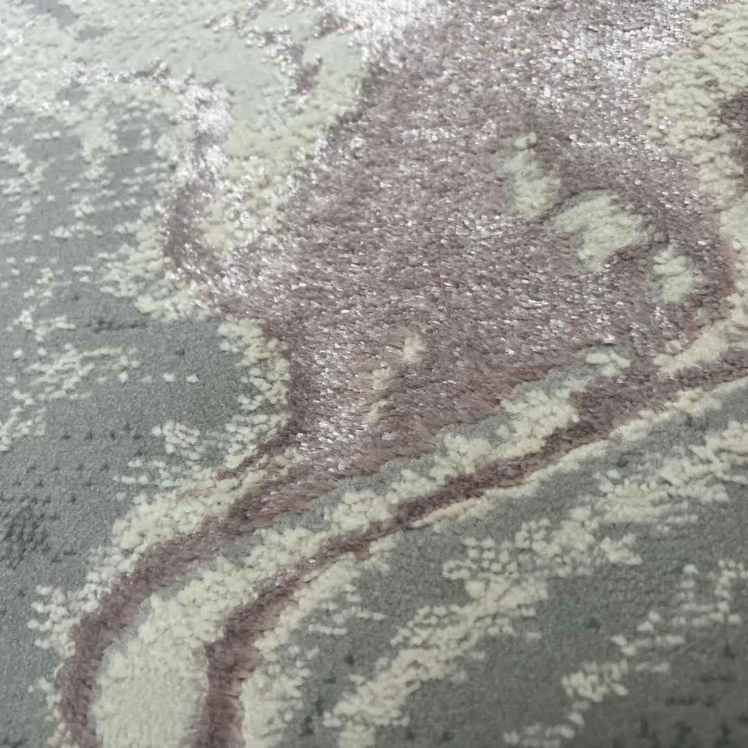 Covor Buse, Galaxy, Roz Pudra, Living, Dormitor, Modern