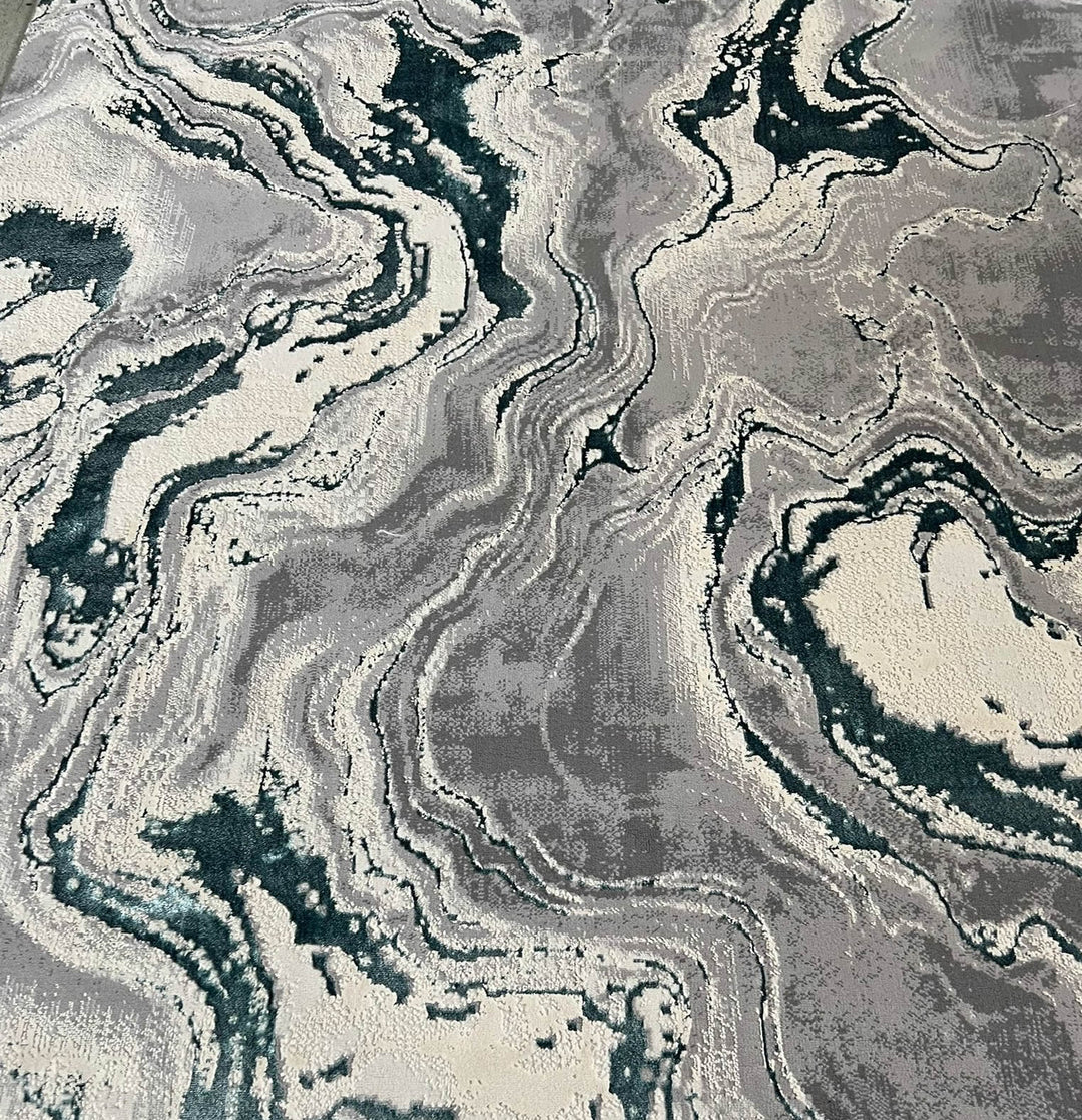 Covor Buse, Galaxy, Turcoaz, Living, Dormitor, Modern