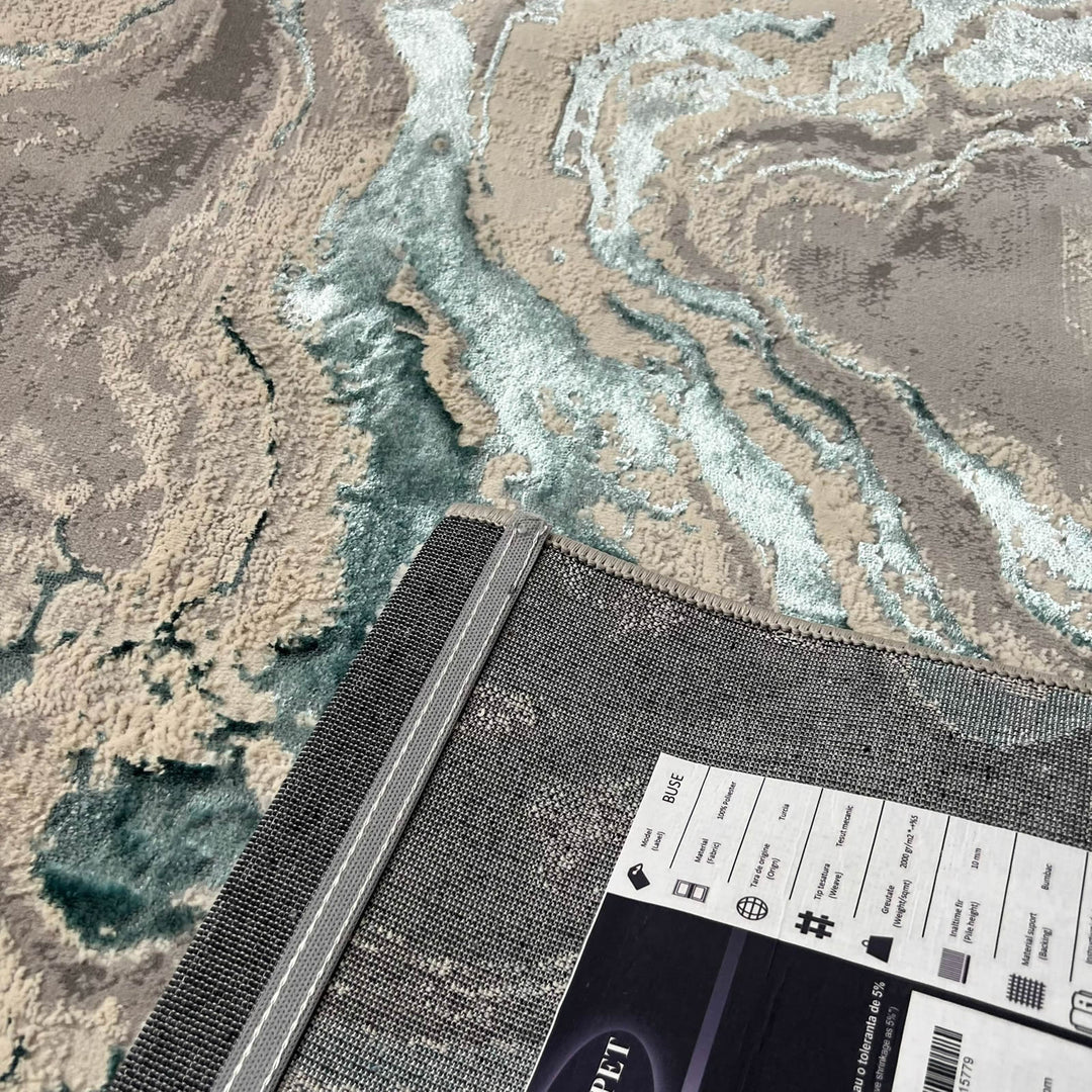Covor Buse, Galaxy, Turcoaz, Living, Dormitor, Modern