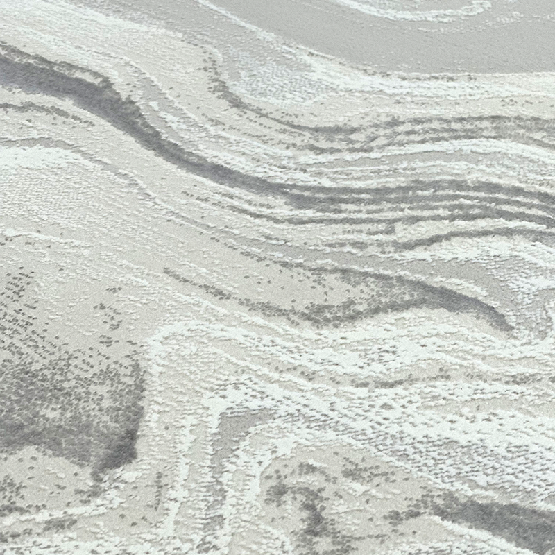 Covor Heaven Waves, Gri/Bej, Living, Dormitor, Modern