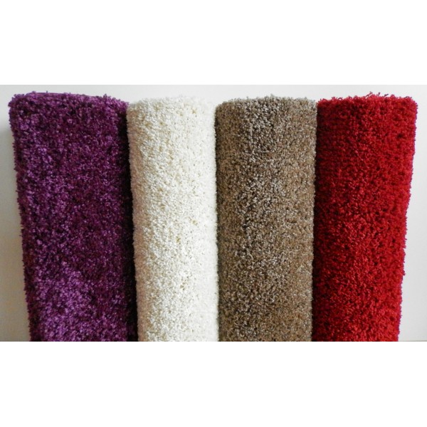 Covor Shaggy de lux S001 Alb
