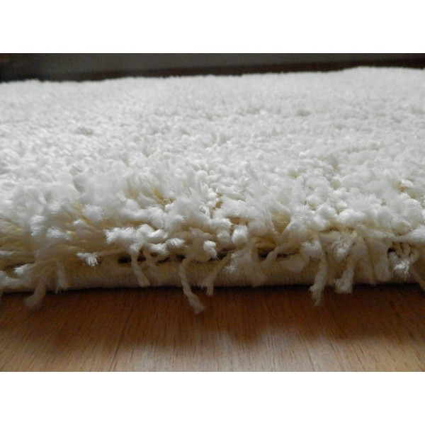 Covor Shaggy de lux S001 Alb