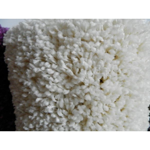 Covor Shaggy de lux S001 Alb