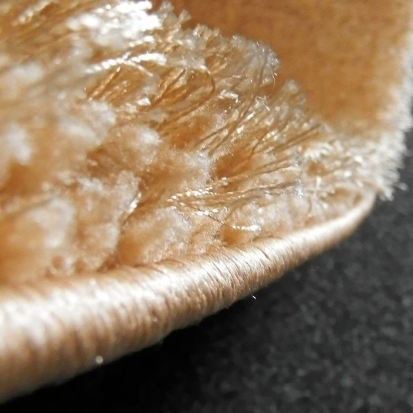 Covor Shaghy de lux din matase S015 Auriu