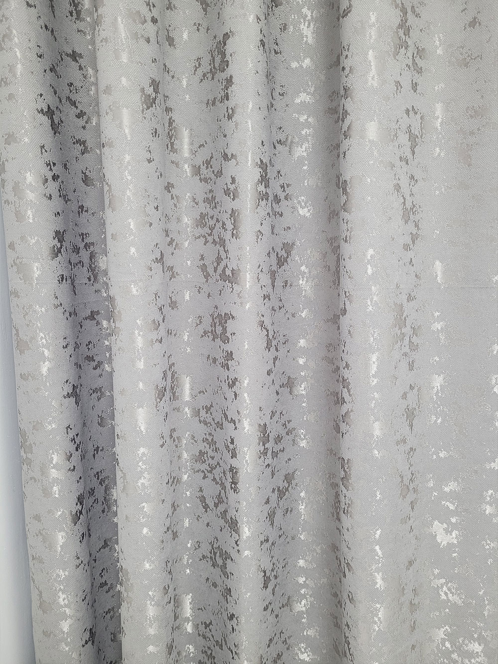 Set draperie si perdea, alb/gri