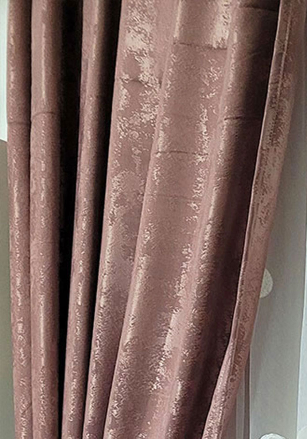 Set draperie si perdea, buline roz