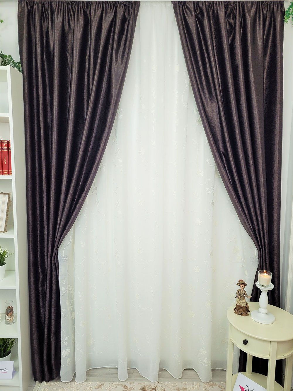 Draperie Ibiza maro inchis