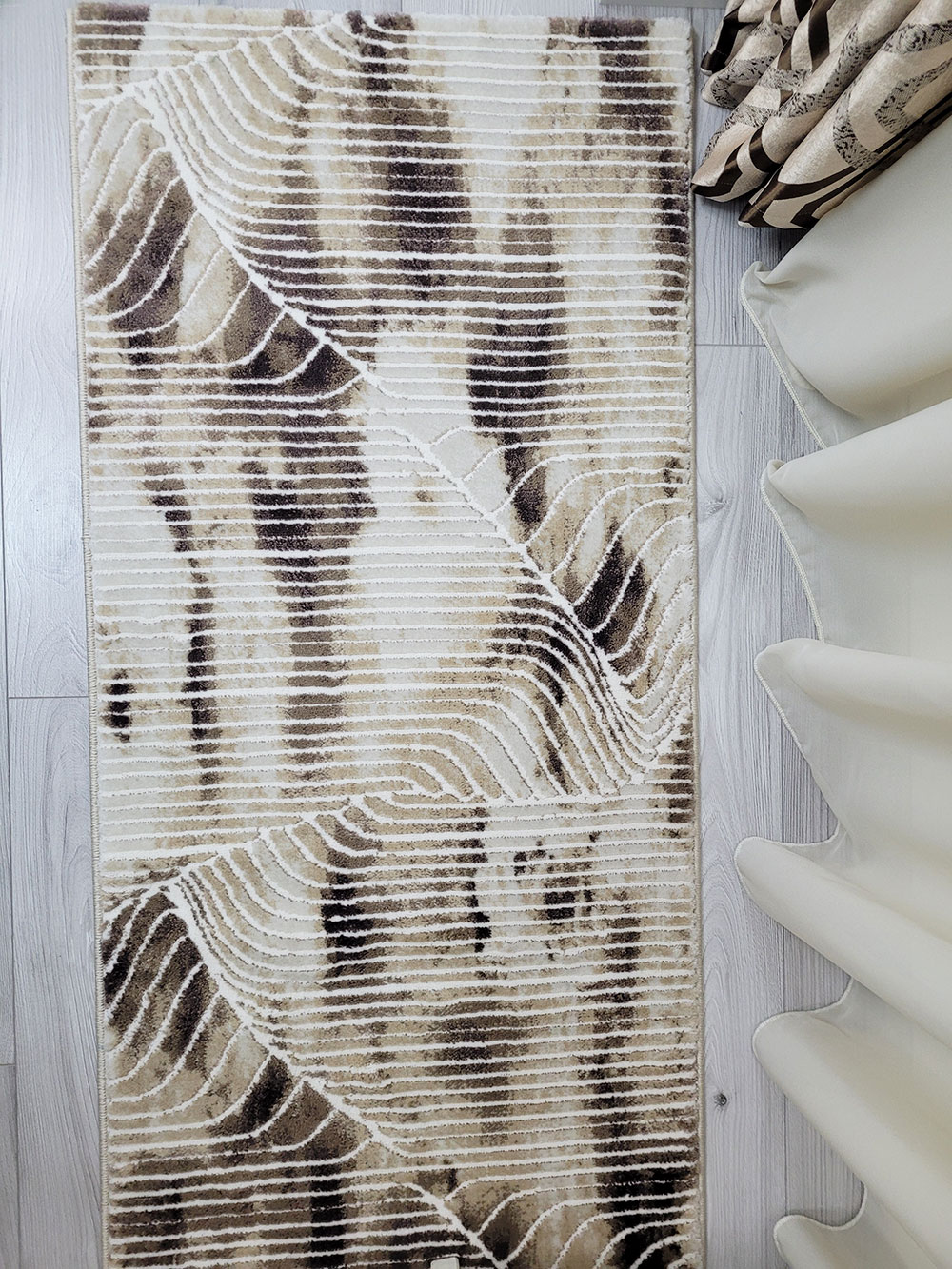 Set draperie si perdea, black out romburi