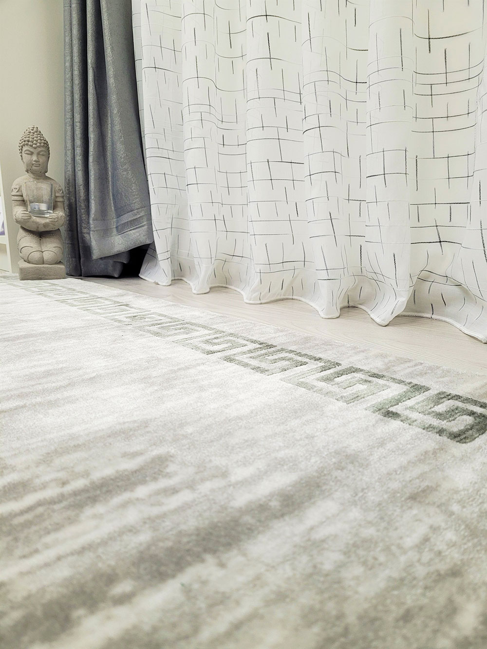 Set draperie si perdea, all gri