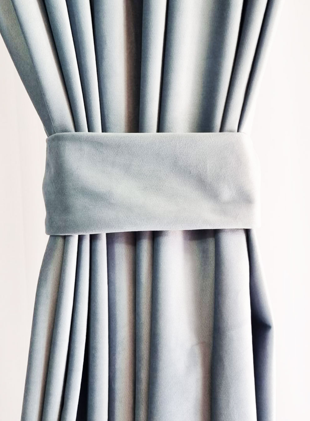 Draperie Catifea gri albastrui