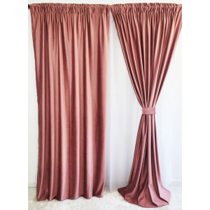 Draperie Catifea somon inchis