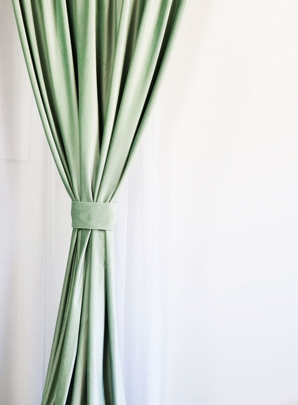 Draperie Catifea verde deschis