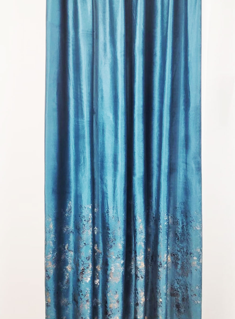 Draperie Catifea Albastra cu insertii