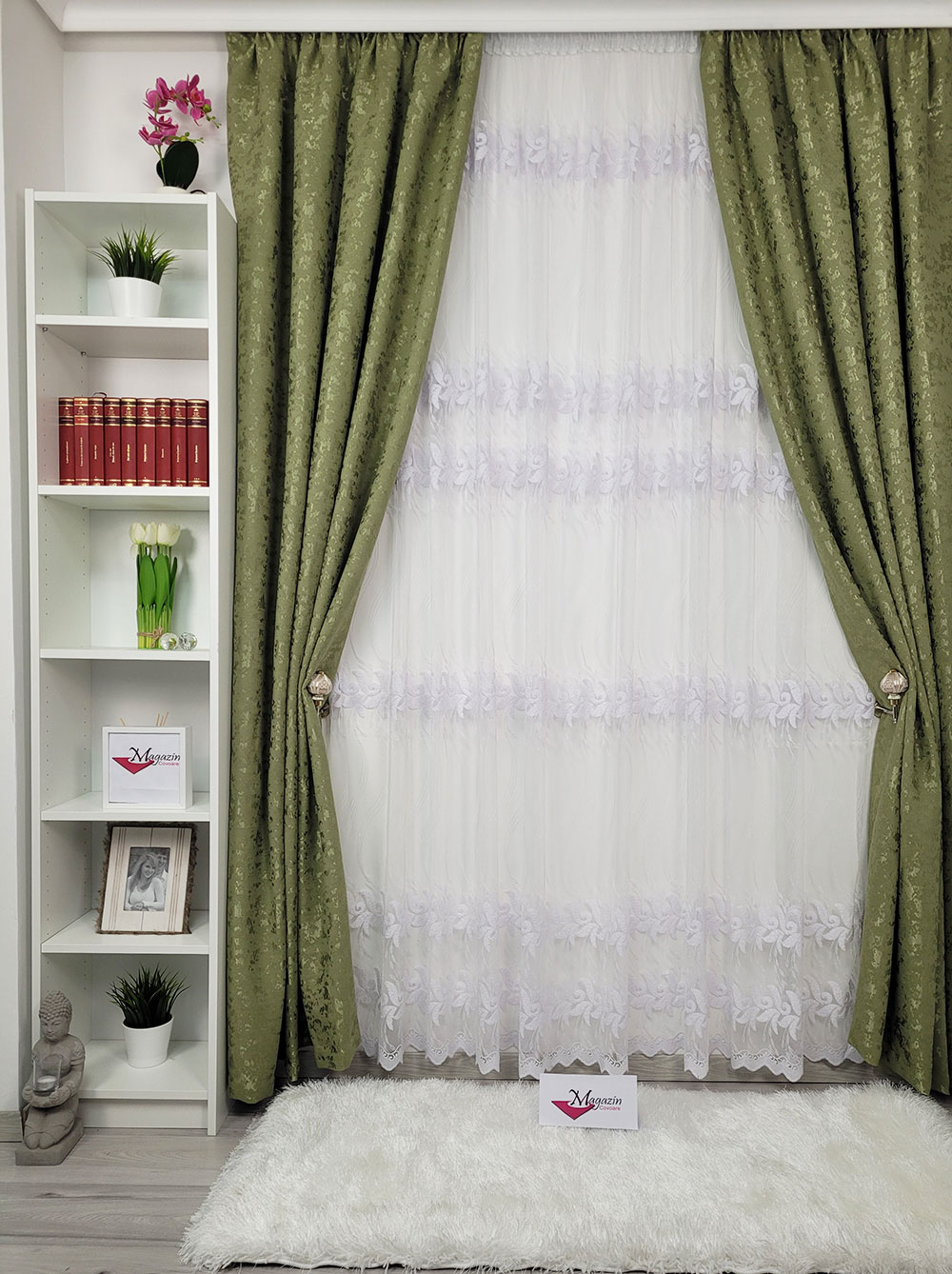 Set draperie si perdea, Green Nature