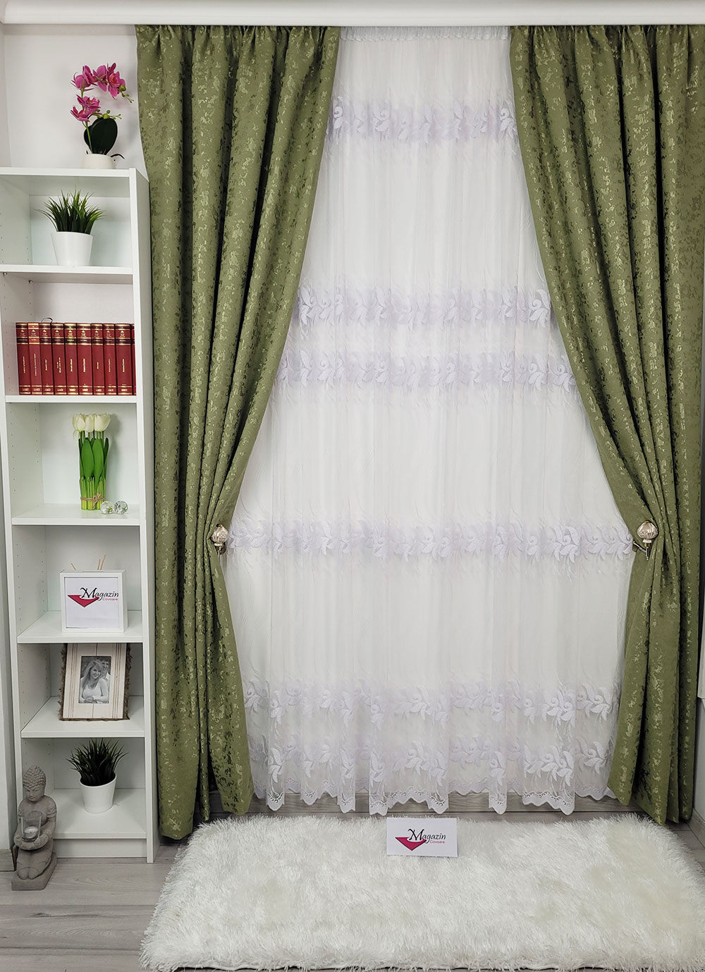 Set draperie si perdea, Green Nature