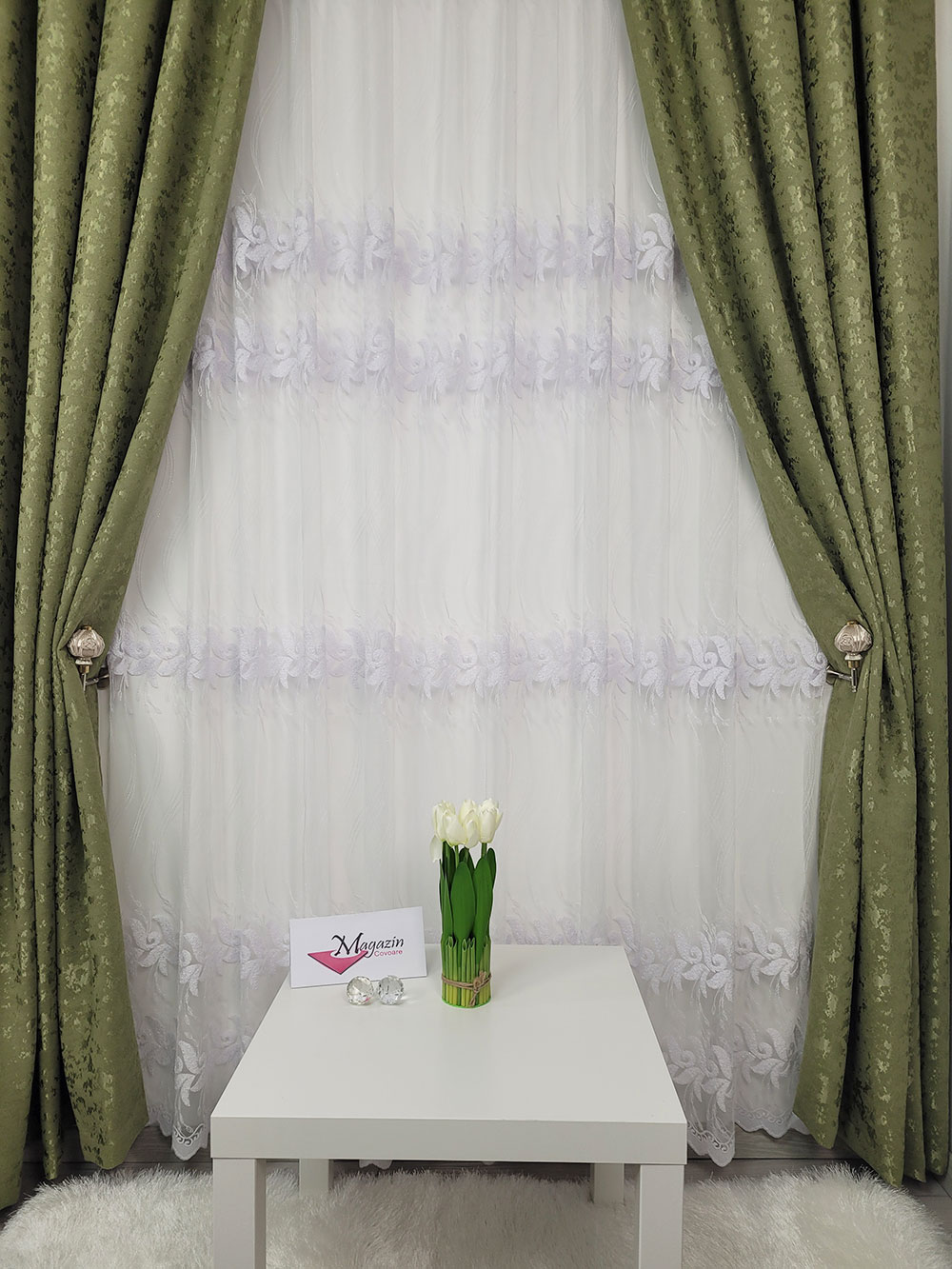 Set draperie si perdea, Green Nature