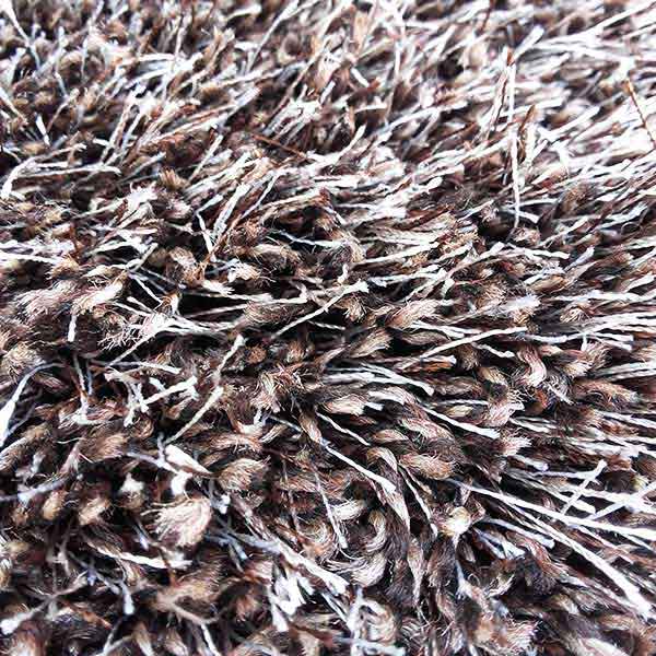 Covor Shaggy de lux din matase S001 Argintiu