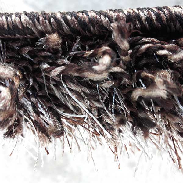 Covor Shaggy de lux din matase S001 Argintiu