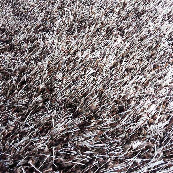 Covor Shaggy de lux din matase S001 Argintiu