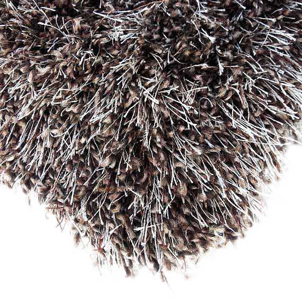 Covor Shaggy de lux din matase S001 Argintiu