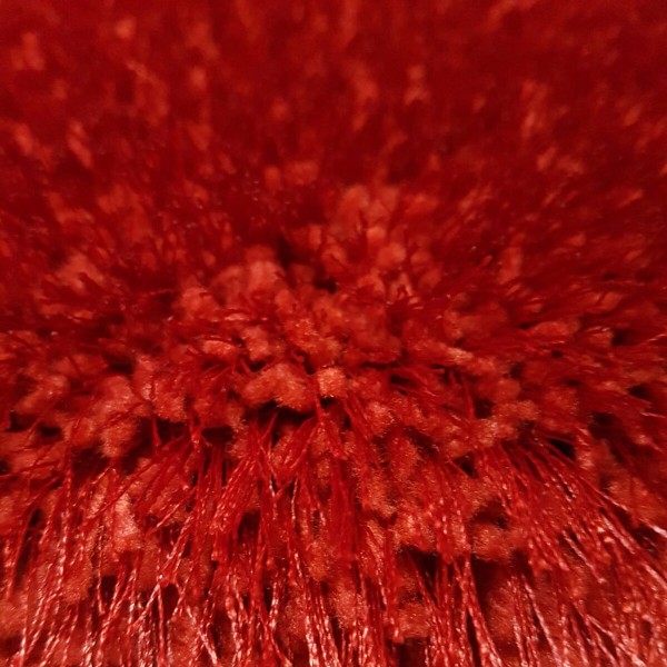 Covor Shaggy de lux din matase S010  Rosu