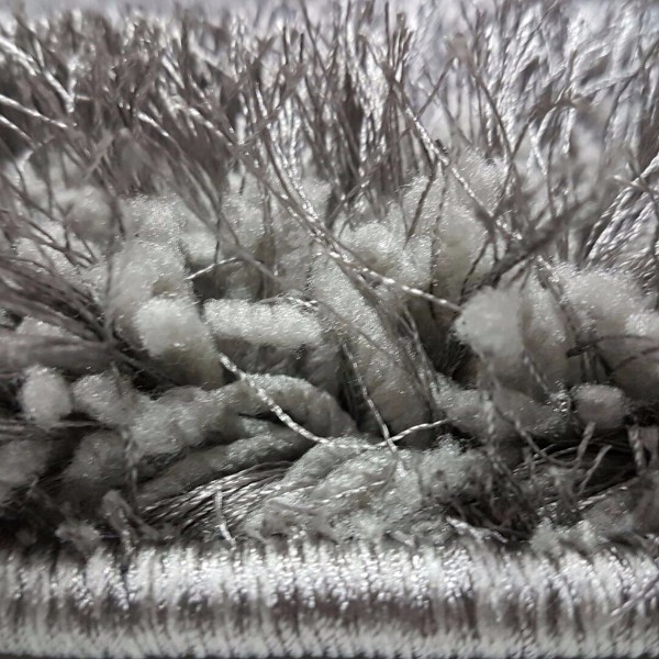 Covor Shaggy de lux din matase S013 Negru