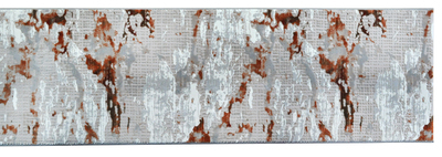 Traversa cu model Abstract Gri cu Caramiziu